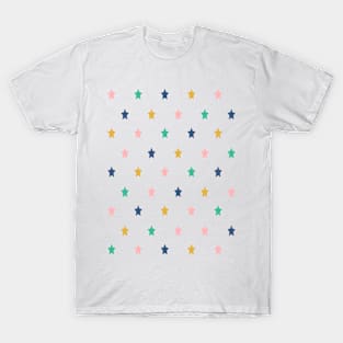 Pattern Stars Colors T-Shirt